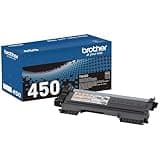 Brother Genuine High Yield Toner Cartridge, TN450, Replacement Black Toner, Page Yield Up To 2,600 Pages