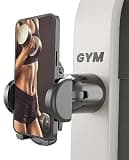 MiiKARE Gym Phone Holder - Magnetic, 360 Rotating, Home & Gym Essentials for All, Black