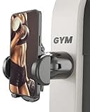 MiiKARE Gym Phone Holder - Magnetic, 360 Rotating, Home & Gym Essentials for All, Black