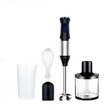 1000W Immersion Hand Blender, 5-Speed Stick Blender with Whisk, and 700ml Beaker for Smoothies, Soups, Shakes, and Sauces