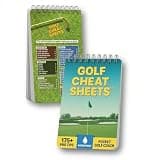 Boopy Golf Cheat Sheets - 175+ Quick Reference Tips Across 36 Shot Types in a Waterproof Pocket Guide - Driving, Short Game & Putting Reference for Beginners - Great Golf Gifts for Golfers