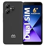 MIRO 4G Cell Phone - New Android 14 Go Edition Smartphone, 6" Display, 2GB+32GB (256GB Expandable), 3000mAh Battery, 5MP+2MP Camera, Dual SIM, 3.5mm Headphone Jack(Gray)