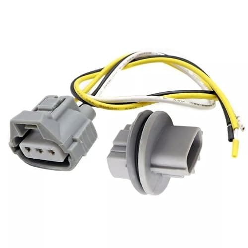 Car Connector Front Turn Signal Light Connector Plug Harness & Bulb Socket(10 pcs)
