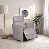 Glider Suede Recliner Chair