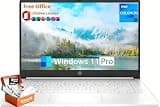 HP 14 Inch Laptop Student Business, Office Pro Lifetime License, Intel 4 Cores Processor, 16 GB RAM, 320 GB Storage(64 GB eMMC + 256 GB MSD), Webcam, Ultralight, WiFi, Windows 11 Pro (Windows 11 Home)