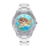 FekiLoot Watch for Men Big Face Stainless Steel Wrist Watch Personality