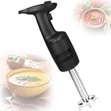 Stick Blender 270W, 20000 RPM Electric Hand Mixer with Variable Speed and Optional Whisk for Cooking, Baking, and Baby Food Preparation
