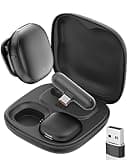 NOTEVOX Phone Microphone AI Noise Filter - Wireless Lavalier Microphones for iPhone 17 Android with Charging Case Lapel Mic for Content Creators Video Audio Recording