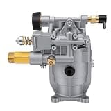 GOTOTOP 3/4 Inch Shaft Horizontal Pressure Washer Pump, 2508 PSI 2.4 GPM 3400 RPM Pump with Thermal Relief Valve Replacement for Gas Power Washer