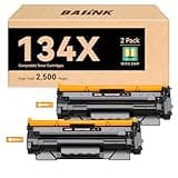 BAIINK 134X Black Toner Cartridges 2 Pack Replacement for HP 134A 134X W1340X W1340A Toner Compatible with HP LaserJet M209dw MFP M234dw M234sdw M234sdn Printer