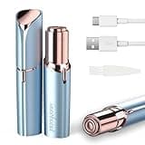 innobeaut Facial Hair Removal for Women, Electric Painless Facial Hair Remover for Face, Lip, Chin with USB Rechargeable, Blue(Device Only)
