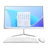 PTZZHEDM 23.8" All-in-One Business Desktop Computer, i5-2520M,8GB RAM,256GB SSD,Windows 10 Pro,Mouse,Keyboard,WiFi,Bluetooth