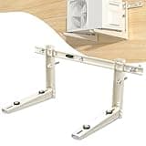 Mini Split Wall Mounting Bracket: Wall Mount Ac Bracket for Outside 7000-12000 BTU Mini Split Air Conditioner with Leveler Universal Ductless AC and Heat Pump Systems Outdoor- Up to 400 LBS