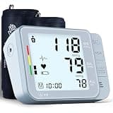 Double love Blood Pressure Monitors for Home Use with 2 Size Cuff(8.7-16.5'' & 15-21.7'' Extra Large Blood Pressure Cuff), 2x120 Memory, with USB Cable and 4 aa Batteries(Blue)