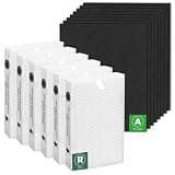 HPA300 Replacement Filters for Honeywell HPA300 Series Air Purifier, HPA300, HPA304, HPA3300, HPA5300, HPA5350, HPA8350,Replace HRF-R3 (6 R Filters and 8 Pre-cut A Carbon Pre-filter) by APPLIANCEMATES