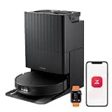roborock Qrevo Edge 2 Robot Vacuum and Mop, 25,000Pa, 3.14'' Ultra-Slim, Zero-Tangle, AI Object Recognition, 176℉ Hot Water Mop Washing & Auto-Drying, Carpet & Pet Hair, FlexiArm Edge Cleaning