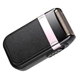 KONTONTY Electric Shaver for Men Rechargeable 3D Floating Electric Razor with Detachable and Washable Head Compact Abs Body USB Type-c Charging Cord Included
