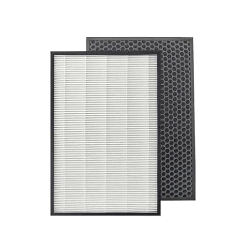 JOTTDSYL Air Purifier Filter Accessories, Compatible for Sharp, KC-D40E-W KC-D50 KC-E50 KC-F50 KC-D40E 40 * 22cm Filter Element Replacement Parts(Set)