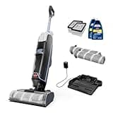Bissell CrossWave Edge Cordless Plus Wet Dry Vacuum & Mop, Floor Cleaner with ZeroGap Edge Cleaning, Tangle-Free Brush Roll, Extra Brush Rolls, Filters, Hard Floor Cleaner Solution Included, 4329G