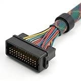 Automotive Harness Drive Plug Connector, 6-Pin Extension with Pre-Crimped Wires for Dash Control Panel for X2-JGVJAB-AIOJVK4-2H500
