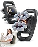 EIWAJKXE 16 Head Massage Gun Deep Tissue, Back Massager with 3 Modes & 30 ntensity Levels, Professional Percussion Muscle Gun for Legs, Back Ideal for Home, Gym and Office Use, Grey