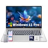 HP Flagship 17.3" HD+ Touchscreen Laptop Computer - Intel Ultra 7 255U AI Processor (Up to 5.2GHz) - 32GB DDR5 RAM - 1TB SSD - Backlit KB - Fingerprint Reader - Win11 Pro for Business & Office