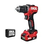 SKIL 12V Brushless Cordless 1/2-Inch Compact Drill Driver Kit Including 2.0Ah USB-C Battery and 20W Charger - DL6290A-11