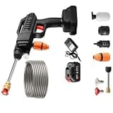 870PSI Heavy Duty Machine with Detachable Battery and Carry Handle for Mobility Pressure Washer Multiple Surfaces