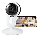 woomo Smart Indoor Pet Camera with Phone App, 2K Home Camera for Dogs, Cats & Family, Motion & Sound Alerts, Night Vision, 2-Way Audio, Alexa Compatible