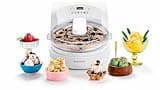 Instant Pot InstantChill Ice Cream Maker with Built‑In Compressor, No Pre‑Freezing, Real Ice Cream in Minutes*, Gelato, Sorbet, Rolled, Non‑Dairy, Mix‑Ins, Easy Clean Up, Quiet, Makes Up to 2 Pints