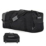 Travelers Club 32" Expandable Rolling Travel Duffel Bag, Black