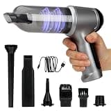 Yougfin Car Vacuum Cleaner Cordless, 3 in 1 Handheld Vacuums Brushless Motor High Power 12500PA Compressed Air Dusters Cordless Vacuum Cleaners for Car Home