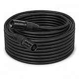 AMIMA Shielded CAT6A Ethercon Cable (65 Feet) Professional Audio & Lighting RJ45 EtherCON-Compatible Cable for Studio, Stage, Live Events(Black)