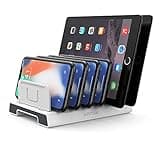 Unitek Adjustable Universal Multi Device Organizer Dock Stand Holder Compatible iPhone, iPad, Kindle, Fire Tablet, Samsung Galaxy, Google Nexus, Pixel, All Electronic Devices-No Charging Port