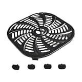 Air Fried Plate Tray And Corner Protectors Accessories Air Fryer Steaming Plate Tray Kitchen Appliance Accessories(22.6x22.6 cm)