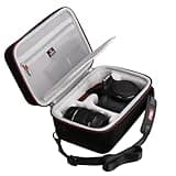 FBLFOBELI EVA Travel Storage Case for Canon EOS Rebel T7 / T8i / T5 / R50 / R100 DSLR Camera with 18-55mm Lens, Camera Protective Waterproof Carrying Bag (Case Only) (Black)