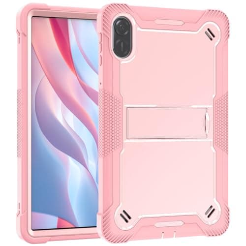 Tablet Protective Case Cover Compatible with Honor Pad X9 11.5 inch 2023 Case Rugged Hybrid Shockproof Rugged Protective Case Compatible with Honor Pad X9 Tablet Case w Built-in Stand(Rose Gold)