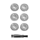 6pcs Electronic Shaver Head Replacement Blades ,Compatible For Philips SH30 SH50 SH70 SH90 52 Series 1000 2000 S1020 S1050 S1060 Razor(SH30)