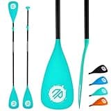 niphean 4-Piece Kayak Paddle, Adjustable Paddle Board Paddles, Lightweight SUP Paddle, Detachable Stand Up Paddle Board Accessories Oars with Aluminum Alloy Shaft and Fiberglass Blade