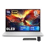 Dell XPS 13.4" 3K OLED Touchscreen Laptop, Intel Ultra 9 288V, 32GB RAM, 3TB Storage(2TB SSD+1TB Docking Station Set), Intel Arc Graphics, Backlit Keyboard, Fingerprint, Wi-Fi 7, Win 11, Platinum