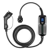 LEFANEV 32 Amp EV Charger Level 2,(NEMA 14-50, 32A/20ft,7.68KW) Portable Electric Vehicle Charging Station for Electric and Hybrid Vehicles