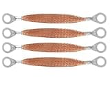 4 Pcs Copper Grounding Belt Cable Car Strap Travel Anti-static Strips