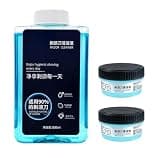 HVOENQO Compatible with Philips S7735/S8850/S7832/S9935/S9936, CC13 Electric Razor Cleaning Liquid, 300MLX1, 170MLX2, Lubricates Blades, Removes Odors