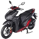 X-PRO 150cc Gas Adult Moped with 14" Aluminum Wheels, Electric/Kick Start! Large LED Lights! (Black)