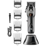 DAXXIN Hair Cutting Tool, Professional Barber Hair Cutting Machine Electric Hair Trimmer Adjustable Haircut Machine Clipper for Men