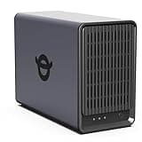 Yxk Zero1 2-Bay Desktop NAS, Beginner-Ready Silent Home NAS Storage 2.5GbE, Maximum 60TB Capacity (Diskless), Private Security & Remote Access, 4GB RAM, 4K HDMI, Network Attached Storage