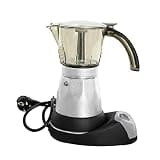 OISNGWNG Portable Electric Coffee Maker Stainless Steel Espresso Mocha Pot Percolator Tools Filter Italian Machine