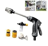 Multi Aquoxis Pressure Washer Gun, 2026 New Garden Shower High-Pressure Gun for Three Spray Modes, Durable Stainless Steel, Easy Installation, Universal Compatibility, Ideal for Patios and Driveways