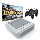Kinhank Super Console X 256GB, Retro Game Console Built-in 117,000+ Games, Video Game Console Systems for 1080P/720P Output, 2 Wireless Controllers