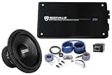Sundown Audio SA-12 V.2 D2 Bundle: 12 in 2500-Watt Peak / 1250-Watt RMS Car Subwoofer, Krypton M4 1500-Watt RMS Mono Amplifier, RWK0CU 0 Gauge Complete Amp Installation Kit, 3-Items